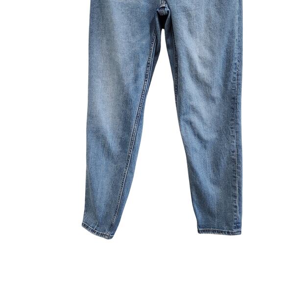 Abercrombie & Fitch Medium Wash High Rise The Mom Jeans Blue Size 24/7L - Picture 4 of 7